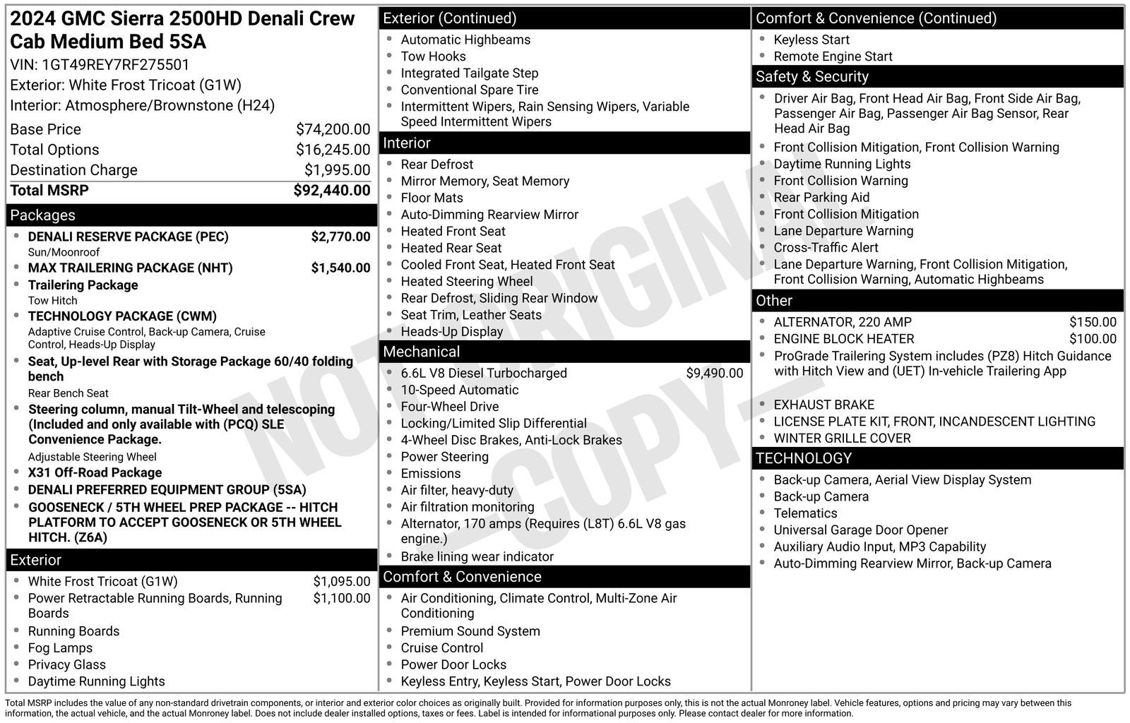 2024 GMC Sierra 2500HD Denali
