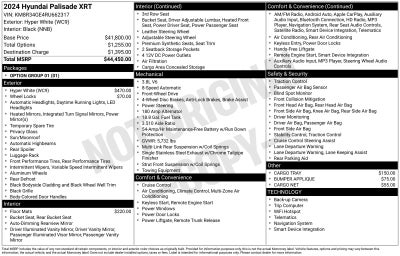 2024 Hyundai Palisade XRT