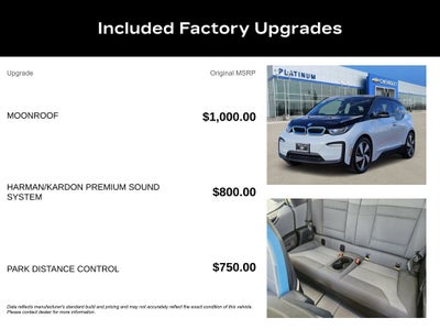 2018 BMW i3 94Ah w/Range Extender
