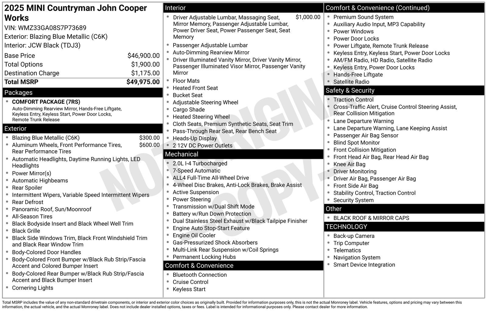 2025 MINI Countryman JCW ALL4's photo