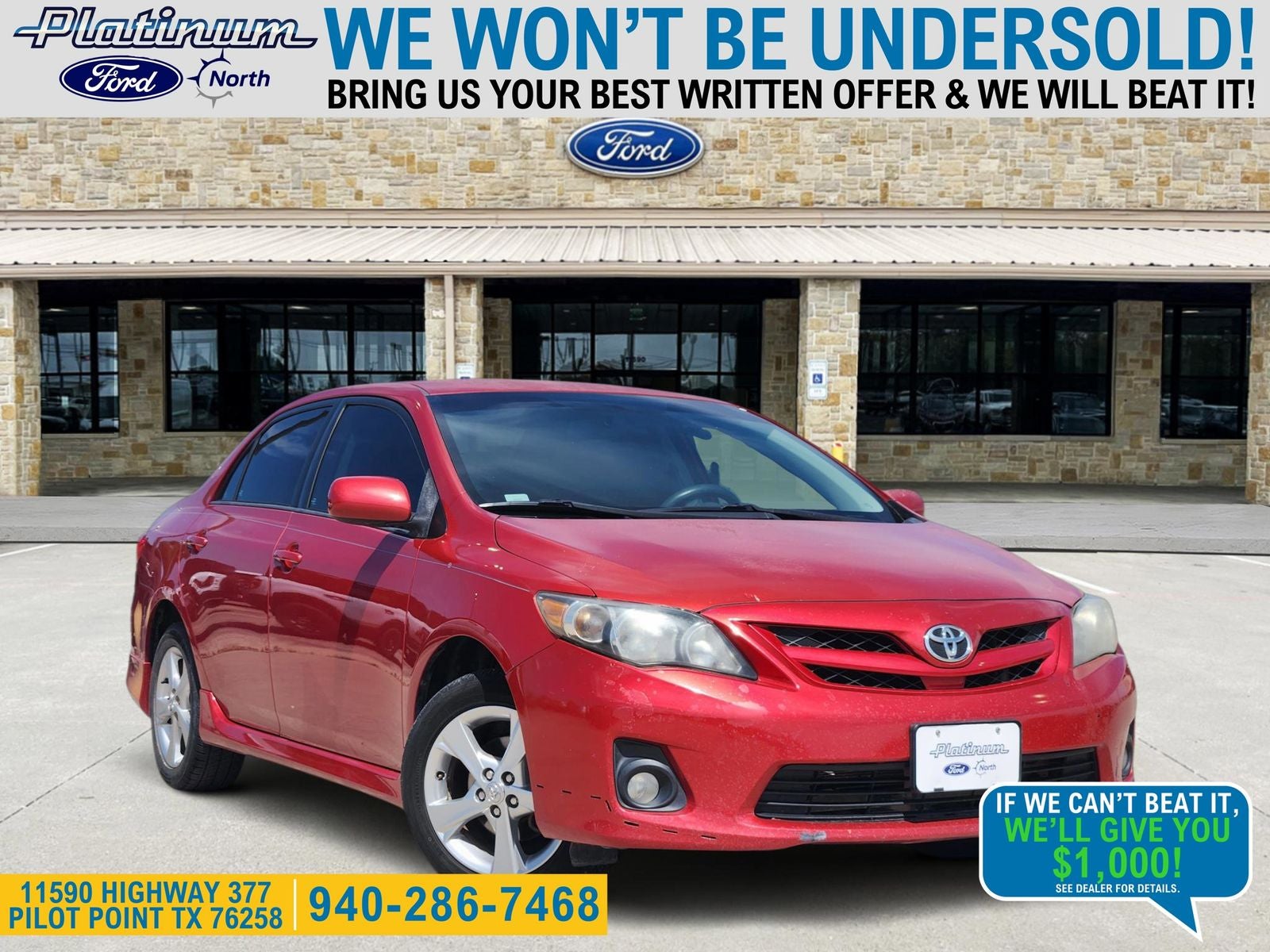 2012 Toyota Corolla S