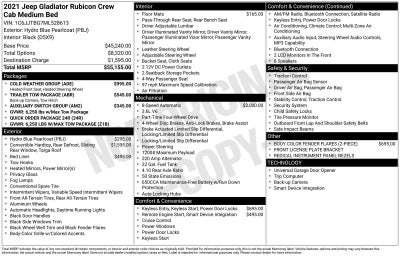 2021 Jeep Gladiator Rubicon 4X4
