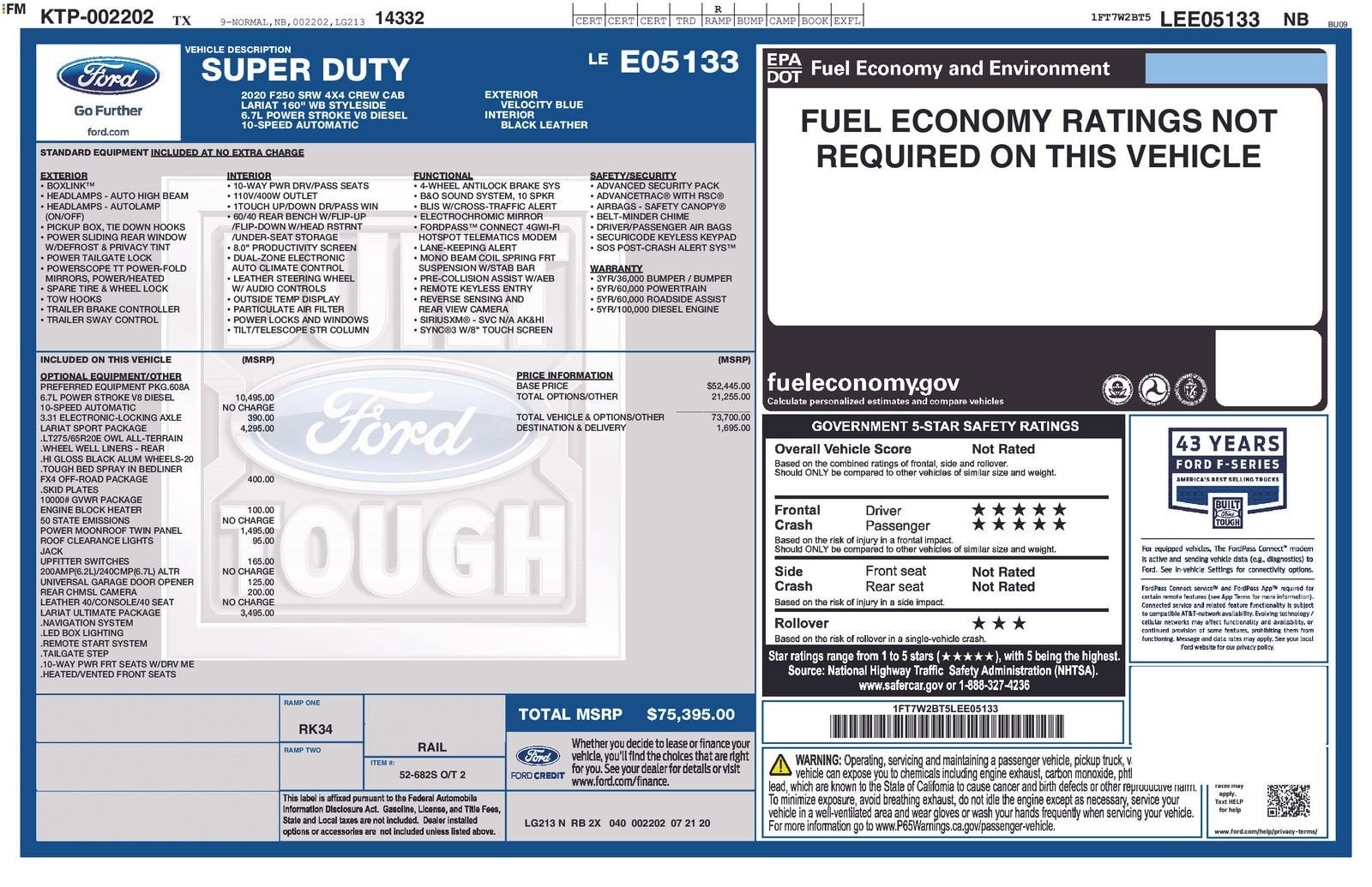 2020 Ford Super Duty F-250 SRW XL