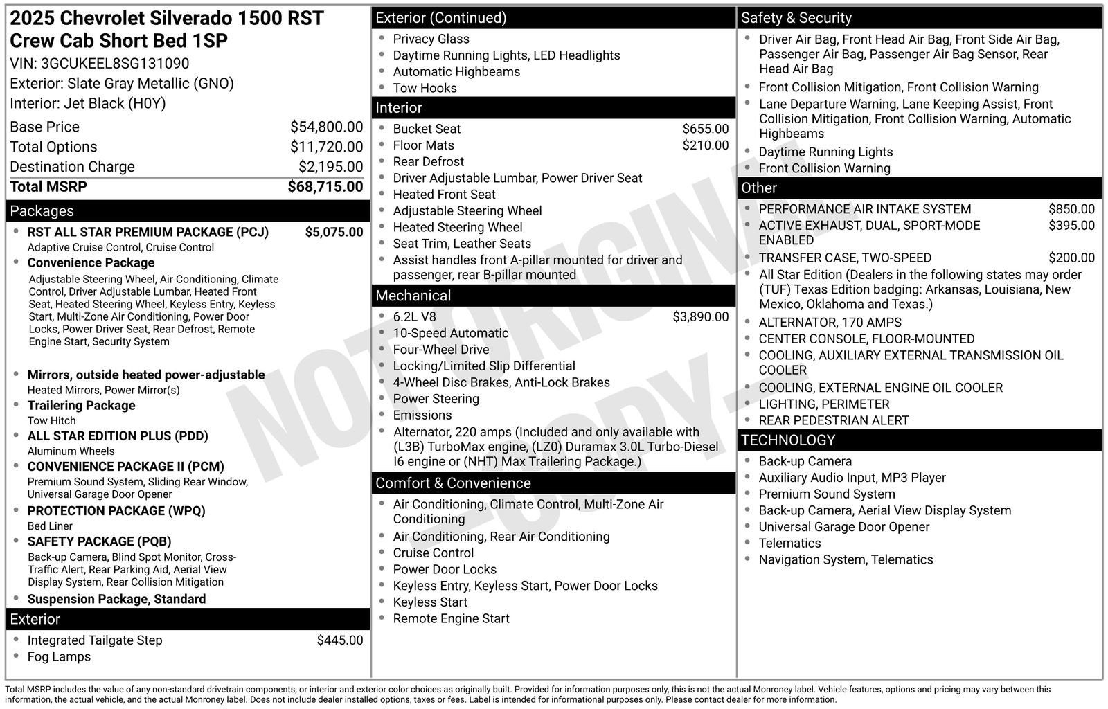 2025 Chevrolet Silverado 1500 RST
