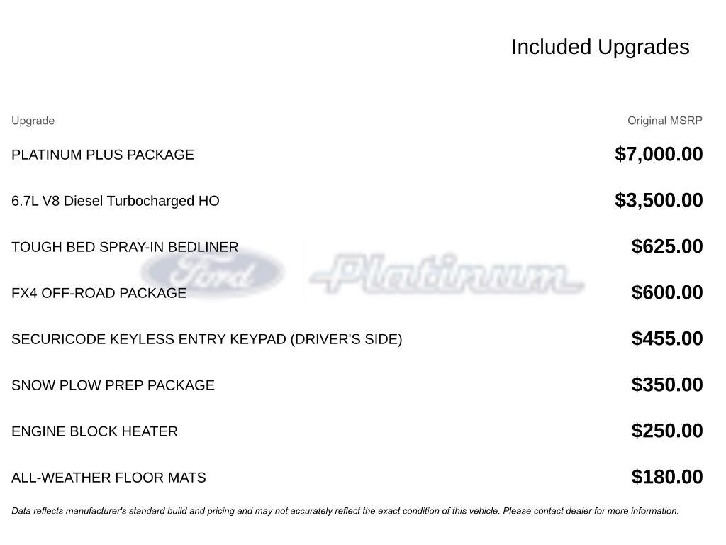2026 Ford F-450SD Platinum DRW
