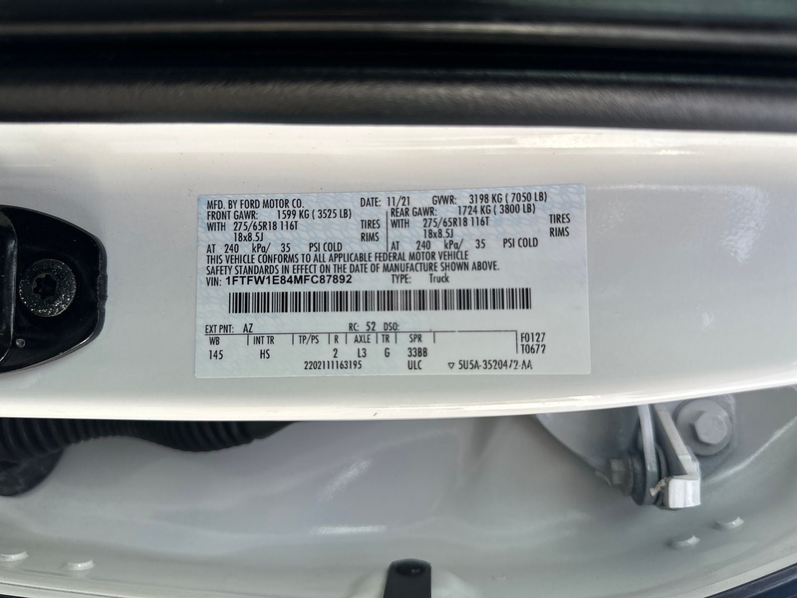 2021 Ford F-150 Lariat