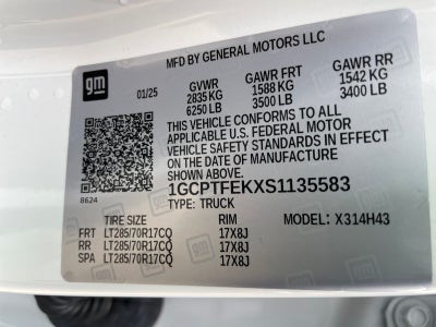 2025 Chevrolet Colorado ZR2