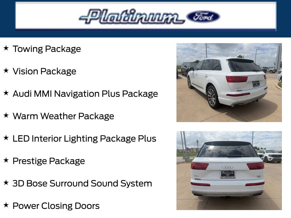 2018 Audi Q7 3.0T Prestige quattro